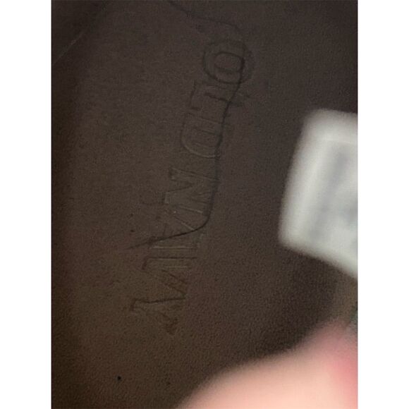 Old Navy Women's Peep Toe Chunky Heel Booties Brown Size 10 - Picture 6 of 9